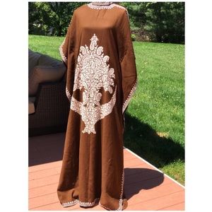 Indian kashmir wool kaftan